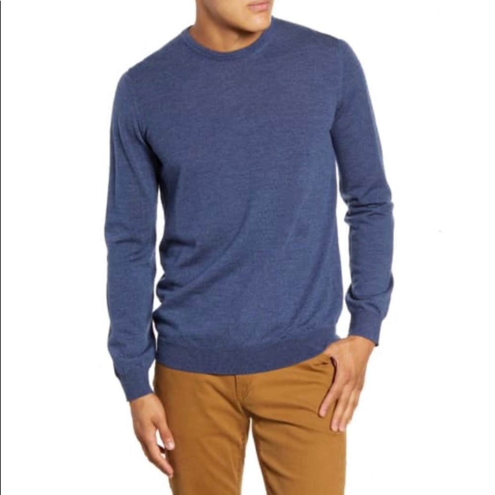 Brax Rick Elbow Patch Merino Wool Sweater Men’s XL